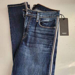 NEW $220 Hudson Jeans Barbara Super Skinny Blue Jeans Women's Size 26